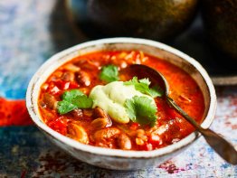 Smoky Bean Soup with GEM® Avocado Crema