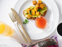Turmeric Tofu and Smashed GEM® Avocado Toast 